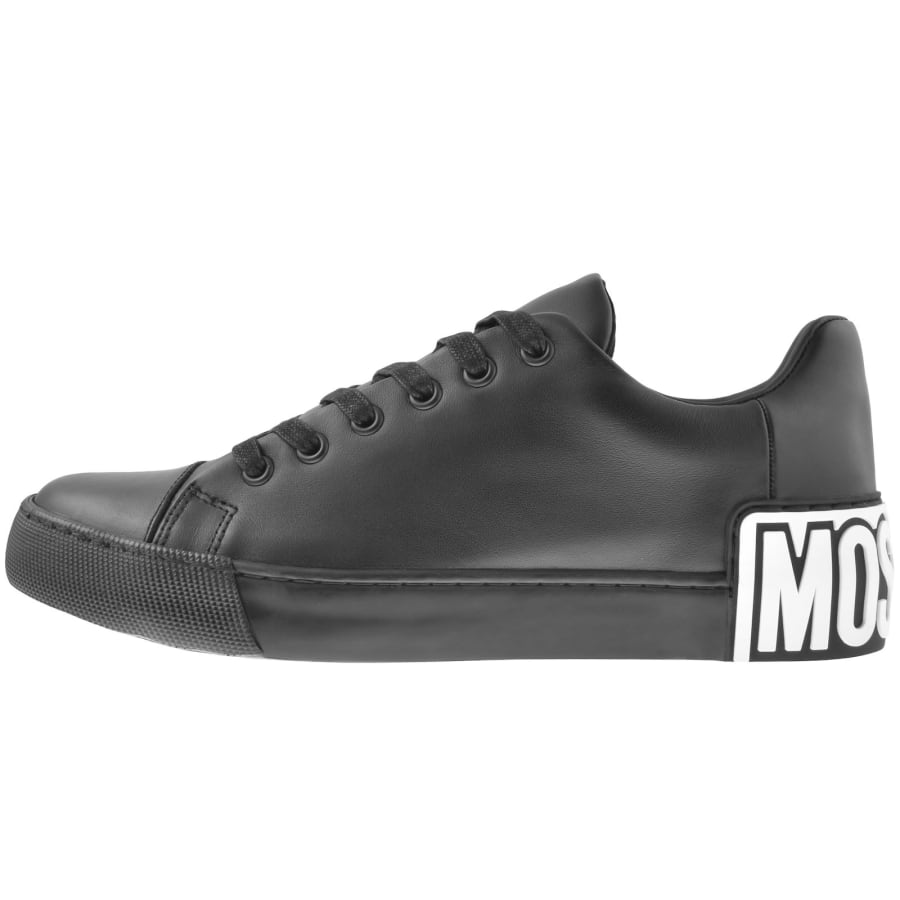 Moschino Logo Trainers Black Mainline Menswear United States